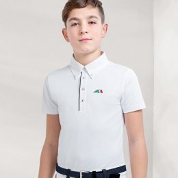 POLO DA GARA EQUILINE JUNIOR JUSTIN Junior, Manica Corta 